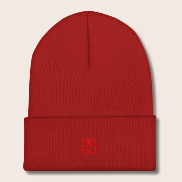 Red Cuffed Beanie