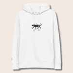 White Oversized Unisex(Men/Women) Organic Cotton Hoodie