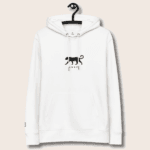 White Oversized Unisex(Men/Women) Organic Cotton Hoodie