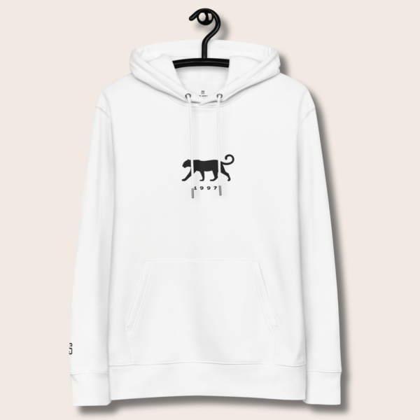 White Unisex hoodie - Image 3