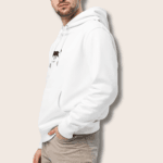 White Oversized Unisex(Men/Women) Organic Cotton Hoodie