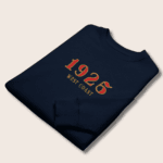 1925 West Coast Oversized Unisex(Men/Women) Blue Organic Cotton Sweatshirt