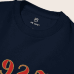 1925 West Coast Oversized Unisex(Men/Women) Blue Organic Cotton Sweatshirt