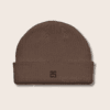 Fisherman Beanie Walnut Organic Cotton Unisex(Men/Women)