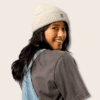 Fisherman Beanie Cream Organic Cotton Unisex(Men/Women)