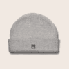 Fisherman Beanie Grey Organic Cotton Unisex(Men/Women)