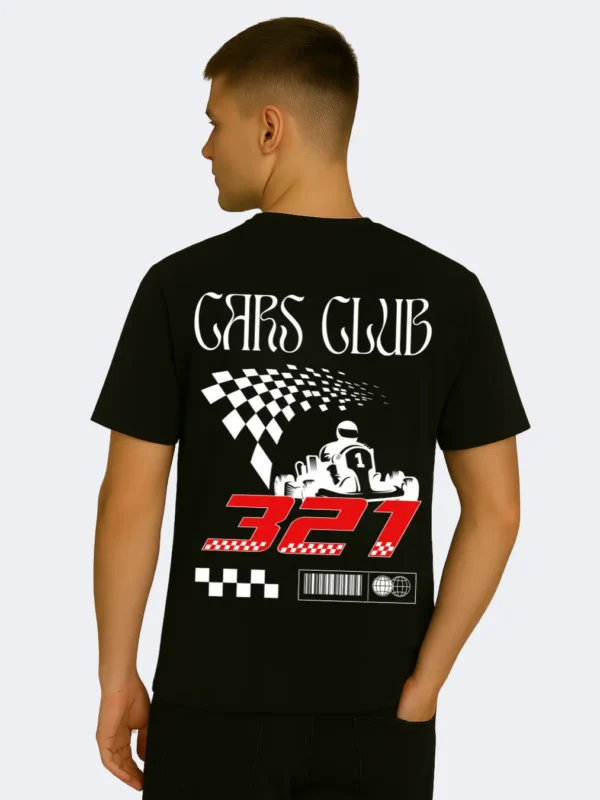 Cars Club Black Tee