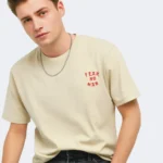 FNM - Fear No Man Sand Color Oversized Unisex(Men/Women) Organic Cotton T-Shirt