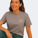 Take it or leave it lylac unisex(Men/Women) organic cotton t-shirt