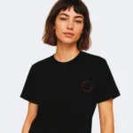 TFW - TwentyFiveWest Lightweight Black Unisex(Men/Women) Organic Cotton T-Shirt