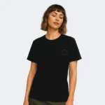 TFW - TwentyFiveWest Lightweight Black Unisex(Men/Women) Organic Cotton T-Shirt