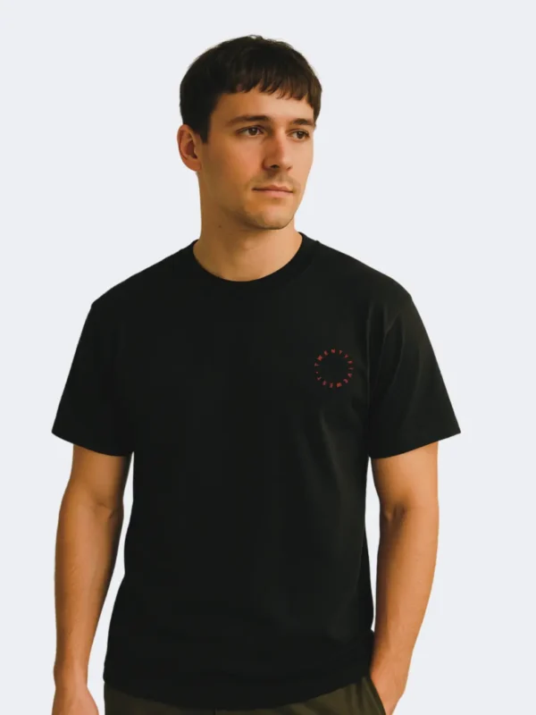 TFW - TwentyFiveWest Lightweight Black Unisex(Men/Women) Organic Cotton T-Shirt