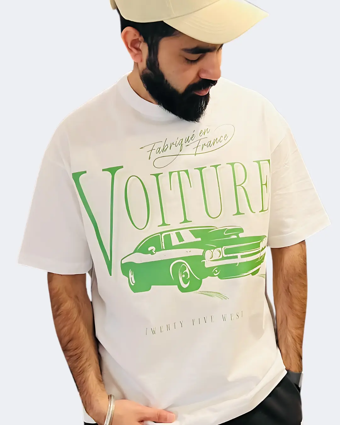 Voiture Oversized Unisex(Men/Women) Organic Cotton T-Shirt