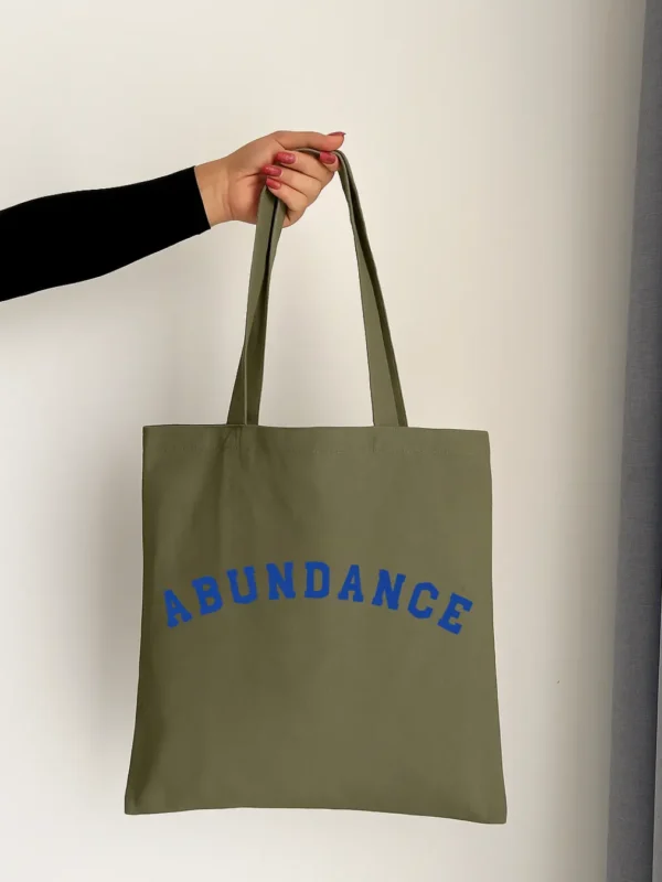 Olive Green Tote Bag